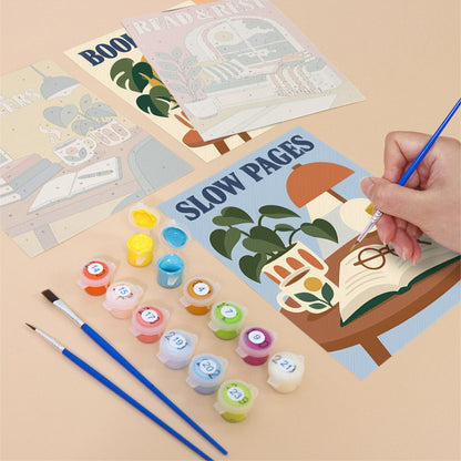 Cozy Chapters mini painting set