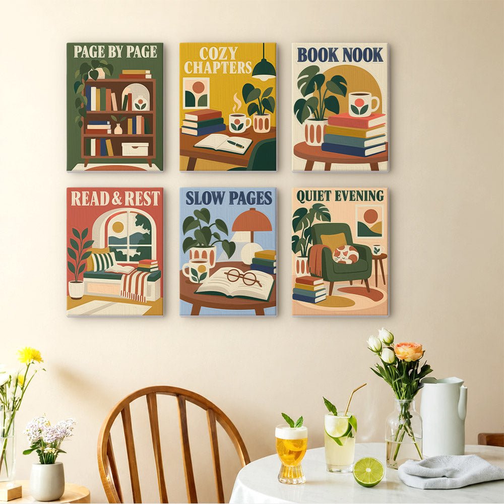 Cozy Chapters mini painting set