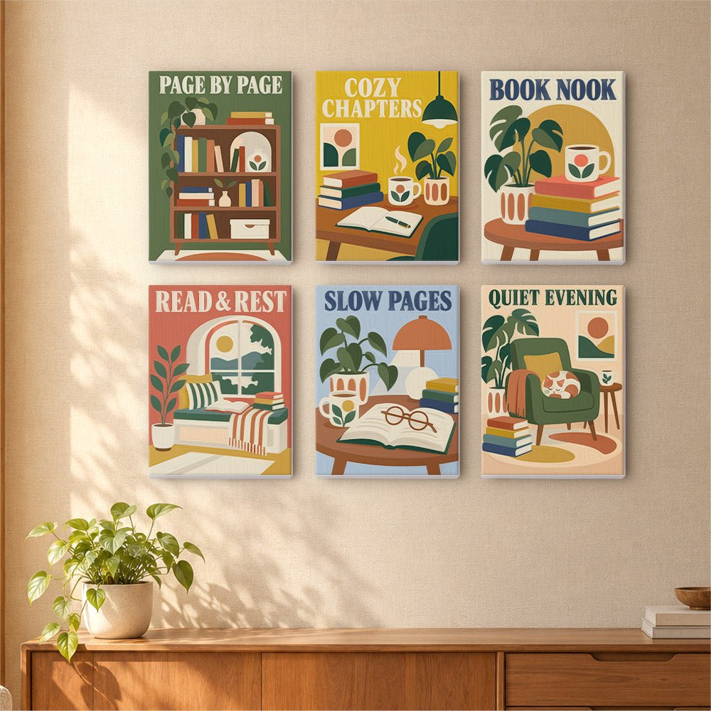 Cozy Chapters mini painting set