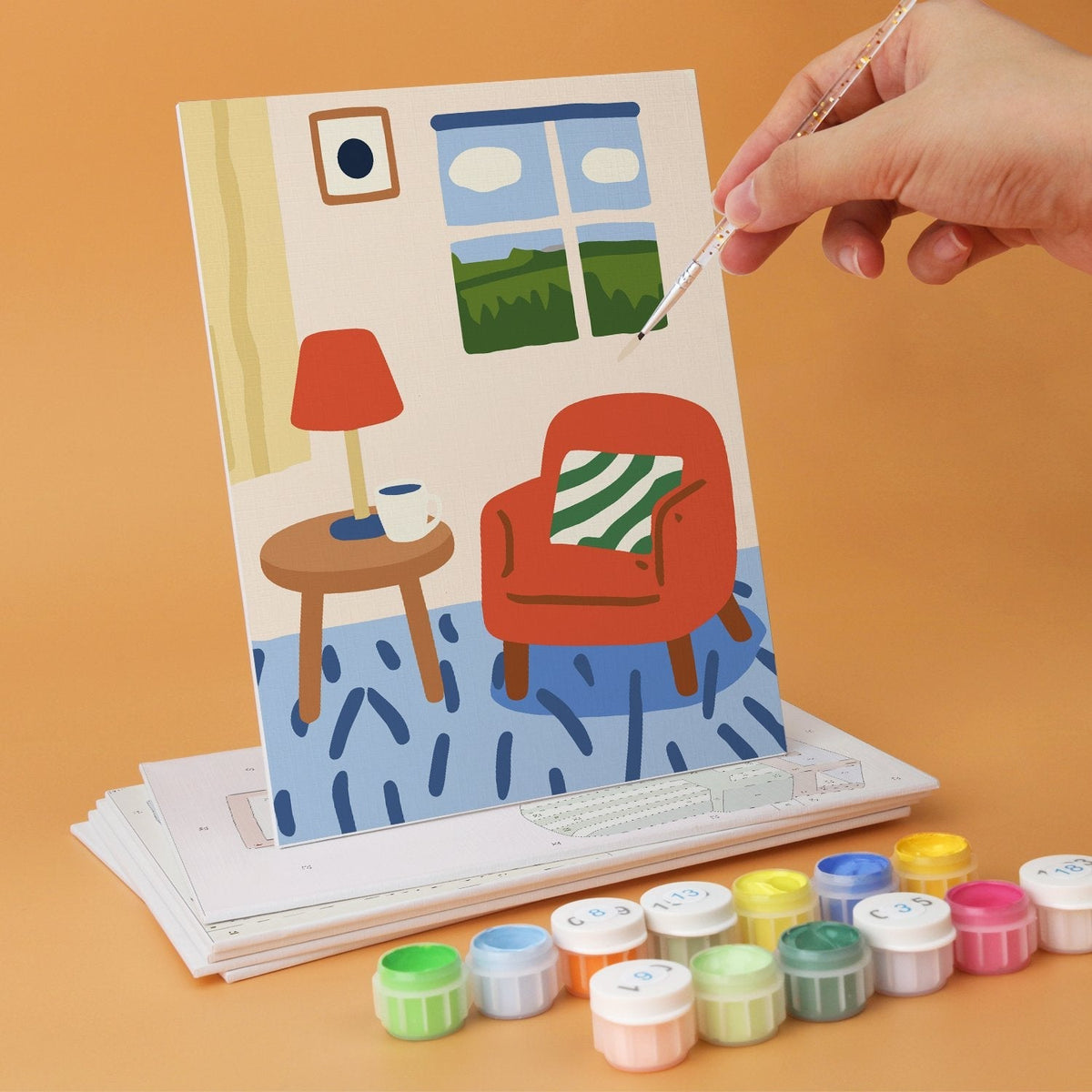 Cozy Corners – Set of 6 Mini Paintings - Judy Paint