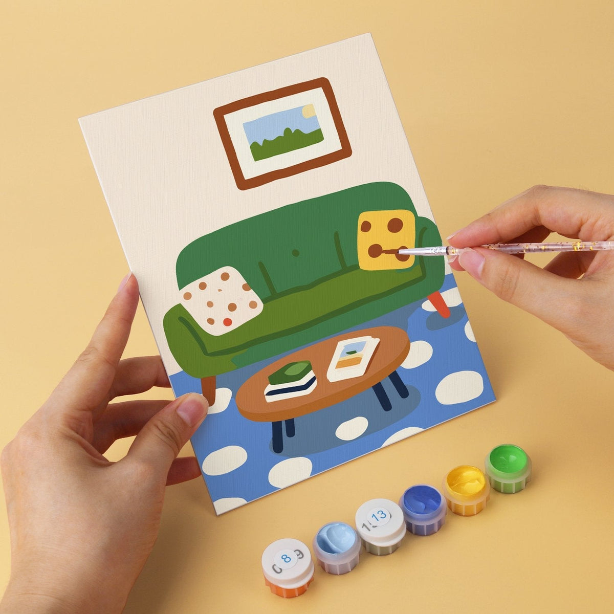 Cozy Corners – Set of 6 Mini Paintings - Judy Paint