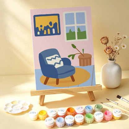 Cozy Corners – Set of 6 Mini Paintings - Judy Paint