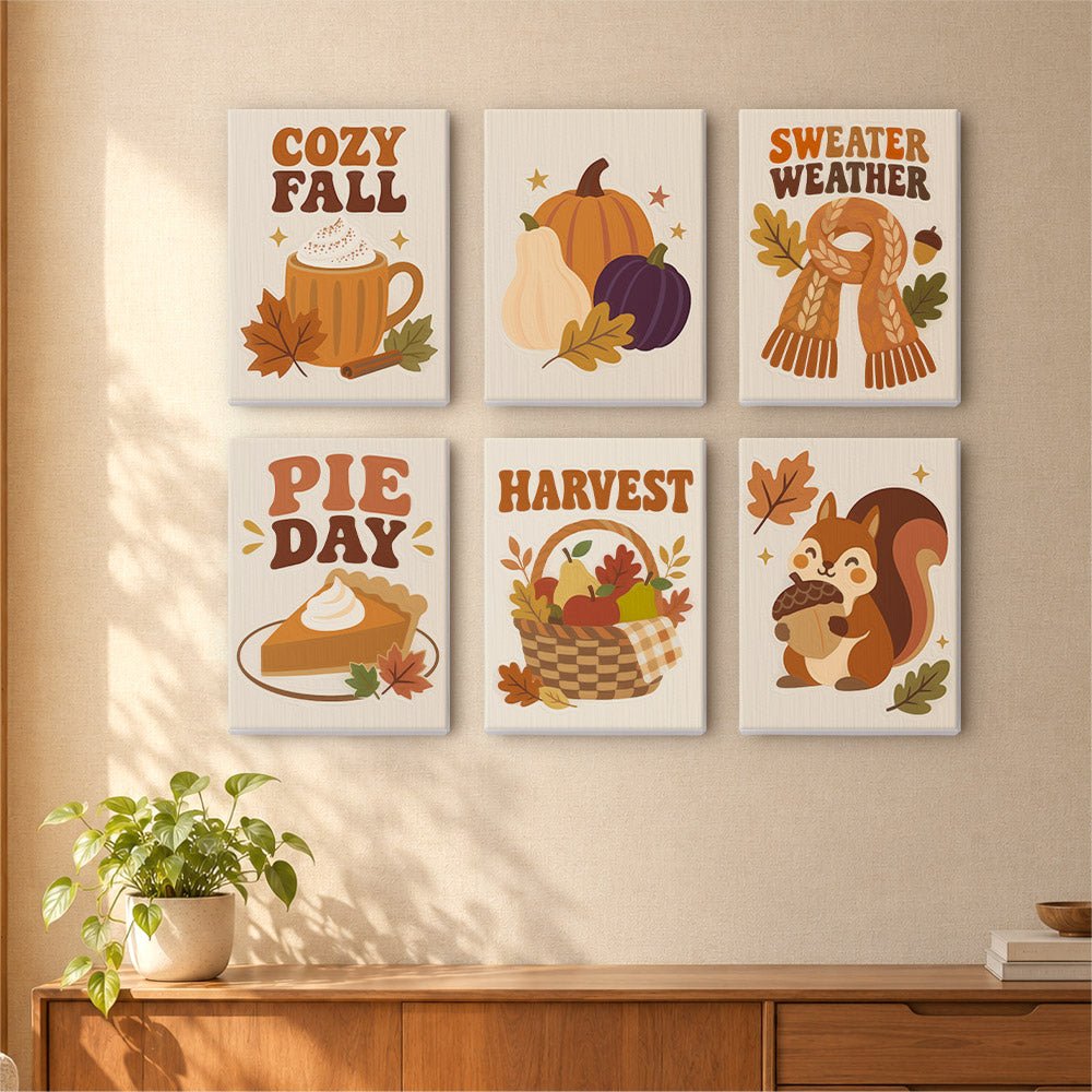 Cozy Fall mini painting set