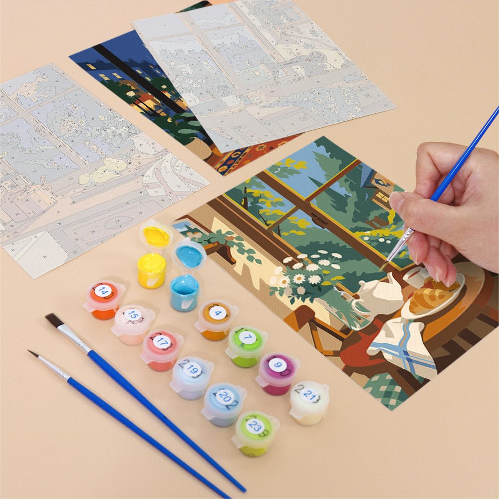 Cozy Window Nooks mini painting set