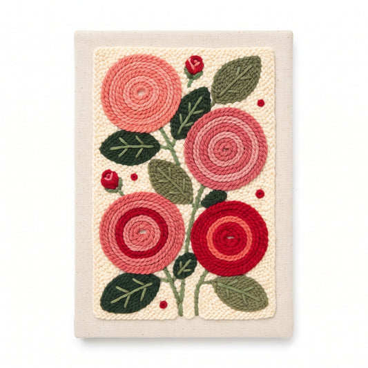 Crimson Rose Reverie - Vertical Edition - Judy Paint