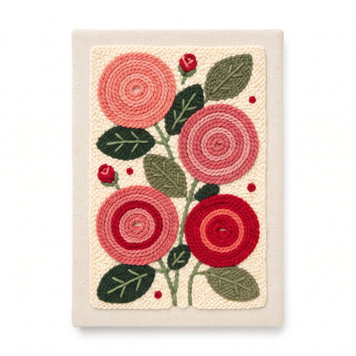 Crimson Rose Reverie - Vertical Edition - Judy Paint