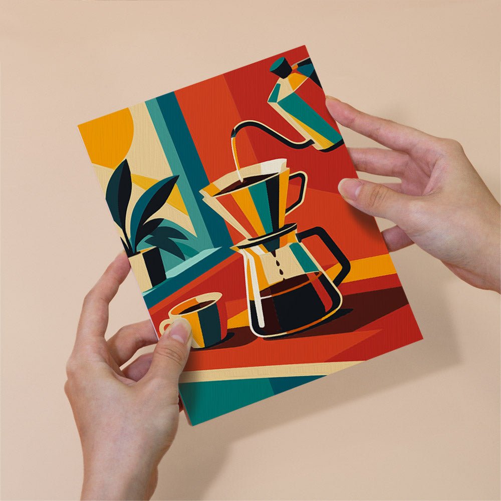 Cubist Coffee mini painting set