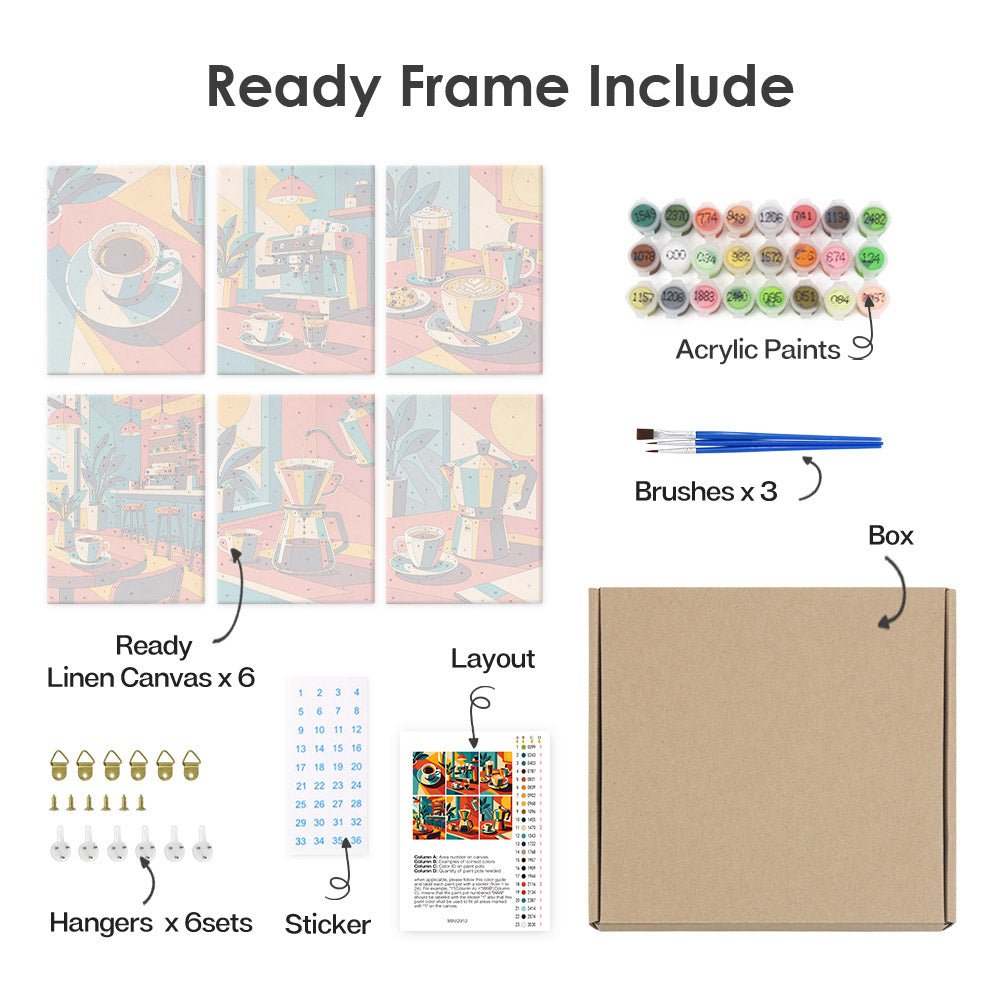 What's included with the framed canvas version