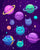 Cute Planet Companions - Galaxies