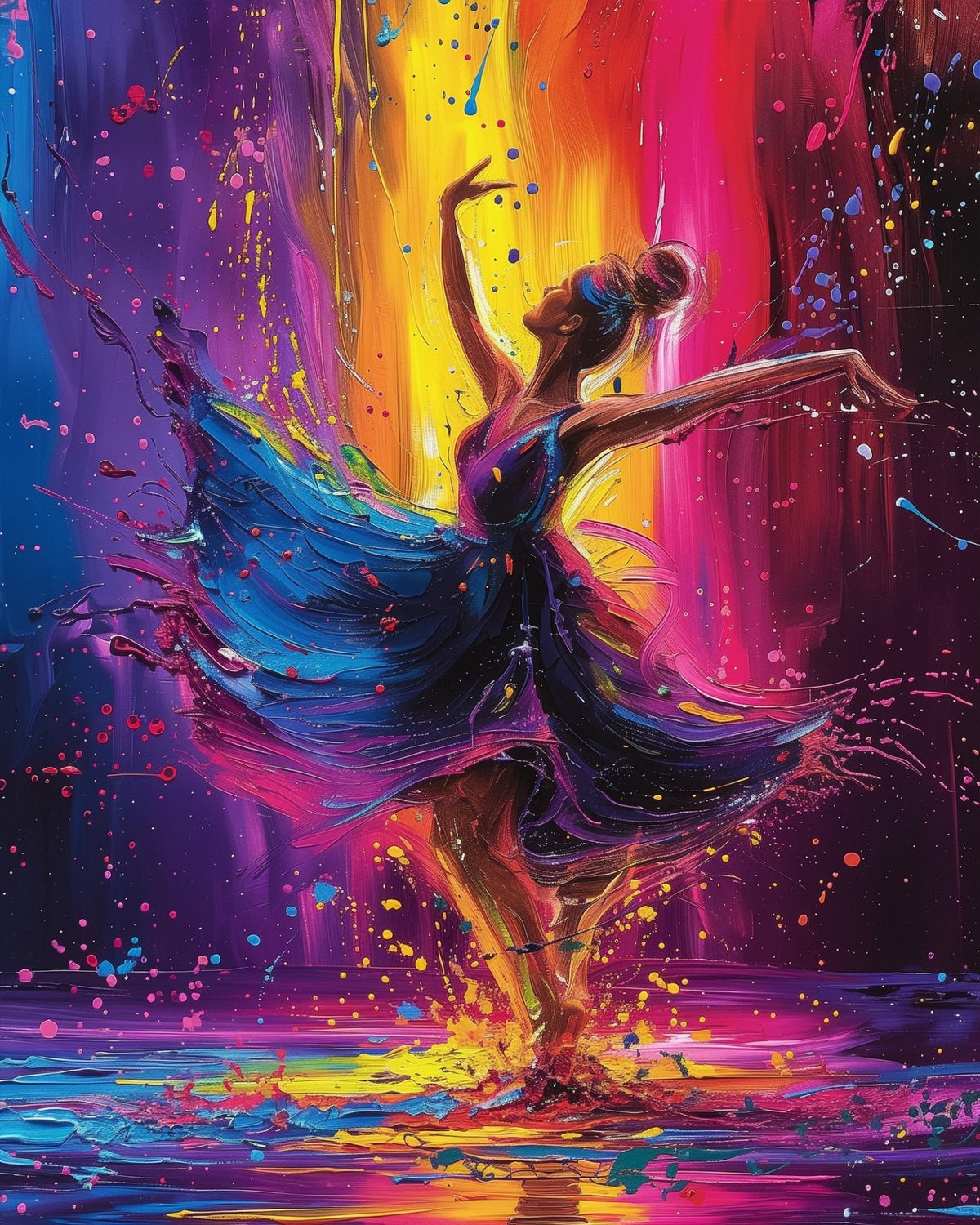 Dancer of Vibrance - Meditation - Judy Paint