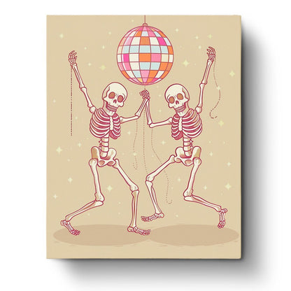 Dancing Bones - Skeleton - Judy Paint