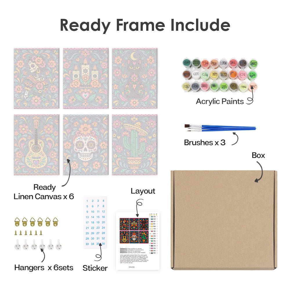 What's included with the framed canvas version