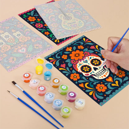 Day of the Dead mini painting set