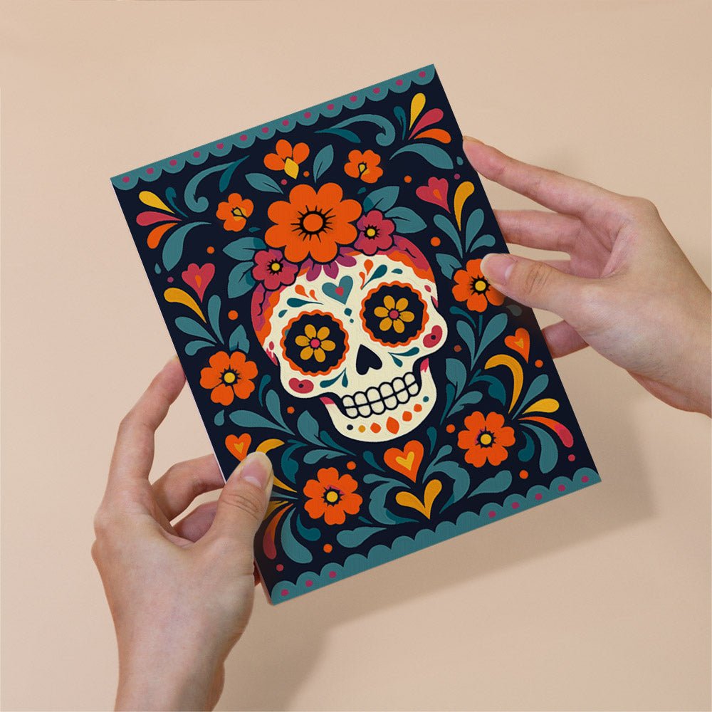 Day of the Dead mini painting set