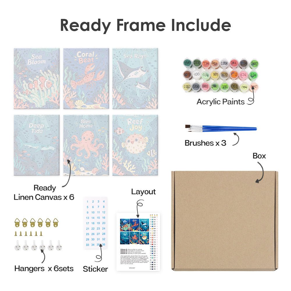 What's included with the framed canvas version