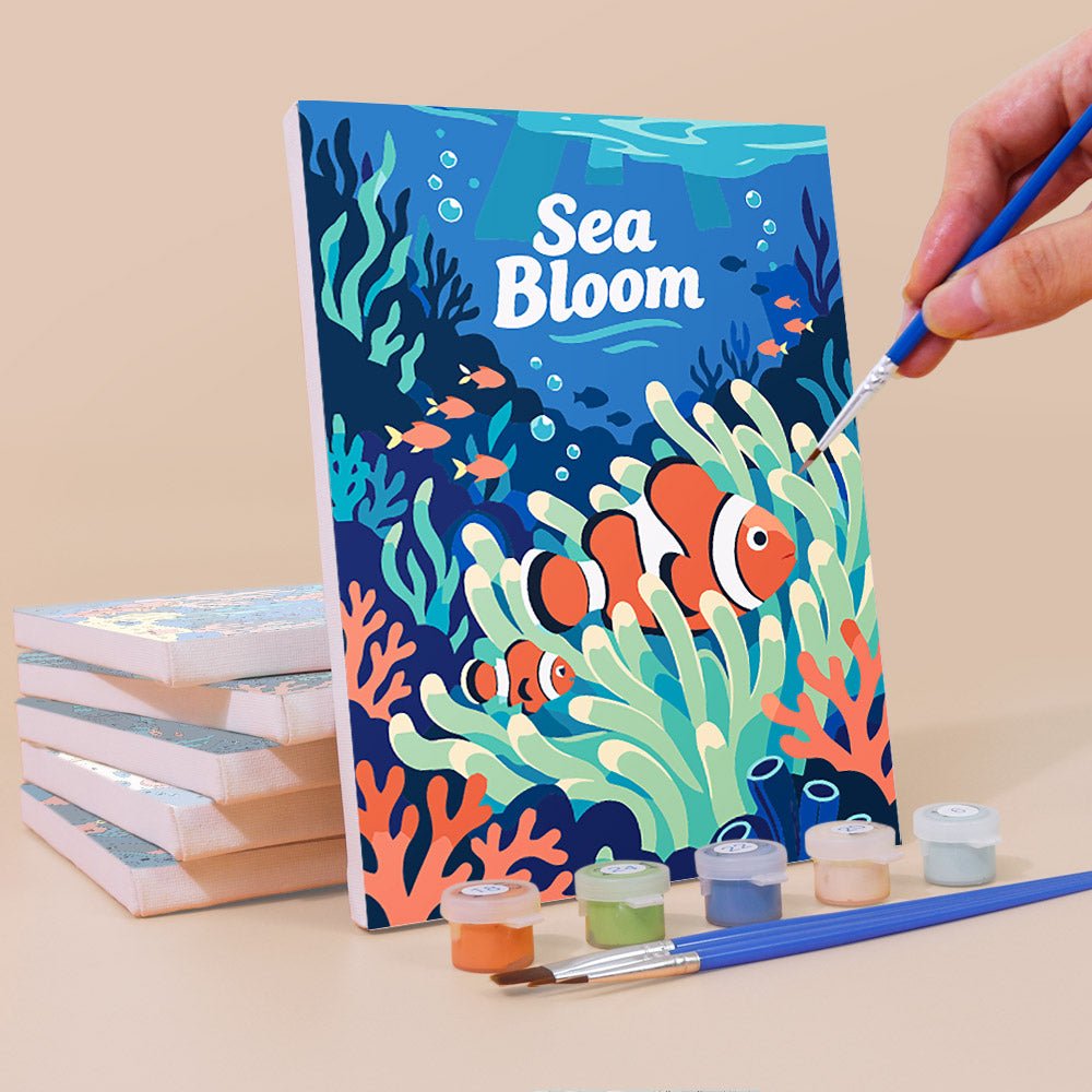 Deep Blue Reef mini painting set