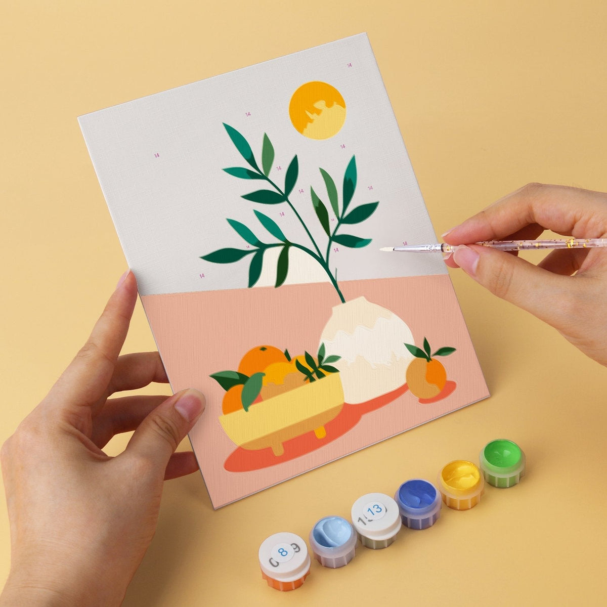 Desert Botanicals – Set of 6 Mini Paintings - Judy Paint