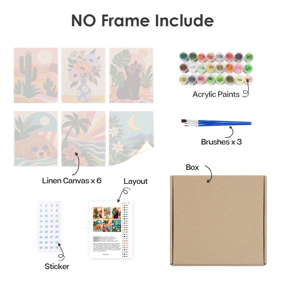 What's included with the no-frame version