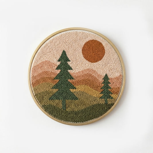 Desert Pines - Circle Edition - Judy Paint
