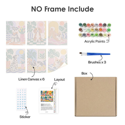 What's included with the no-frame version