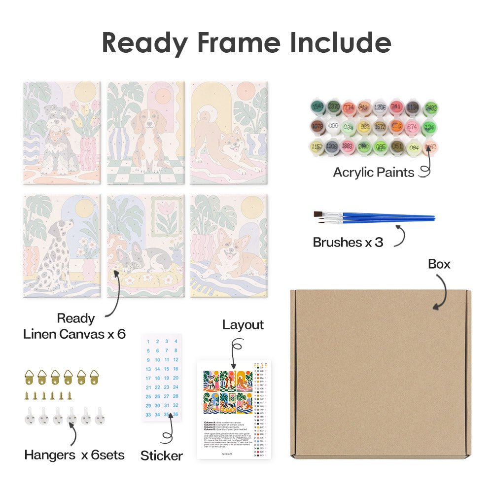 What's included with the framed canvas version