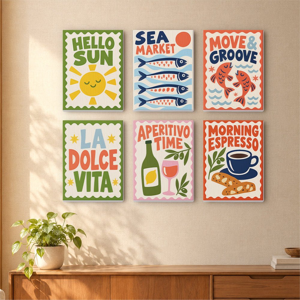 Dolce Vita Posters mini painting set
