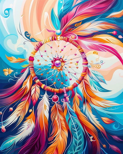 Dreamcatcher Radiance - Bohemian Vibes - Judy Paint
