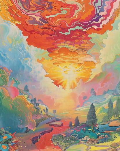 Dreamscape Sunrise - Meditation - Judy Paint