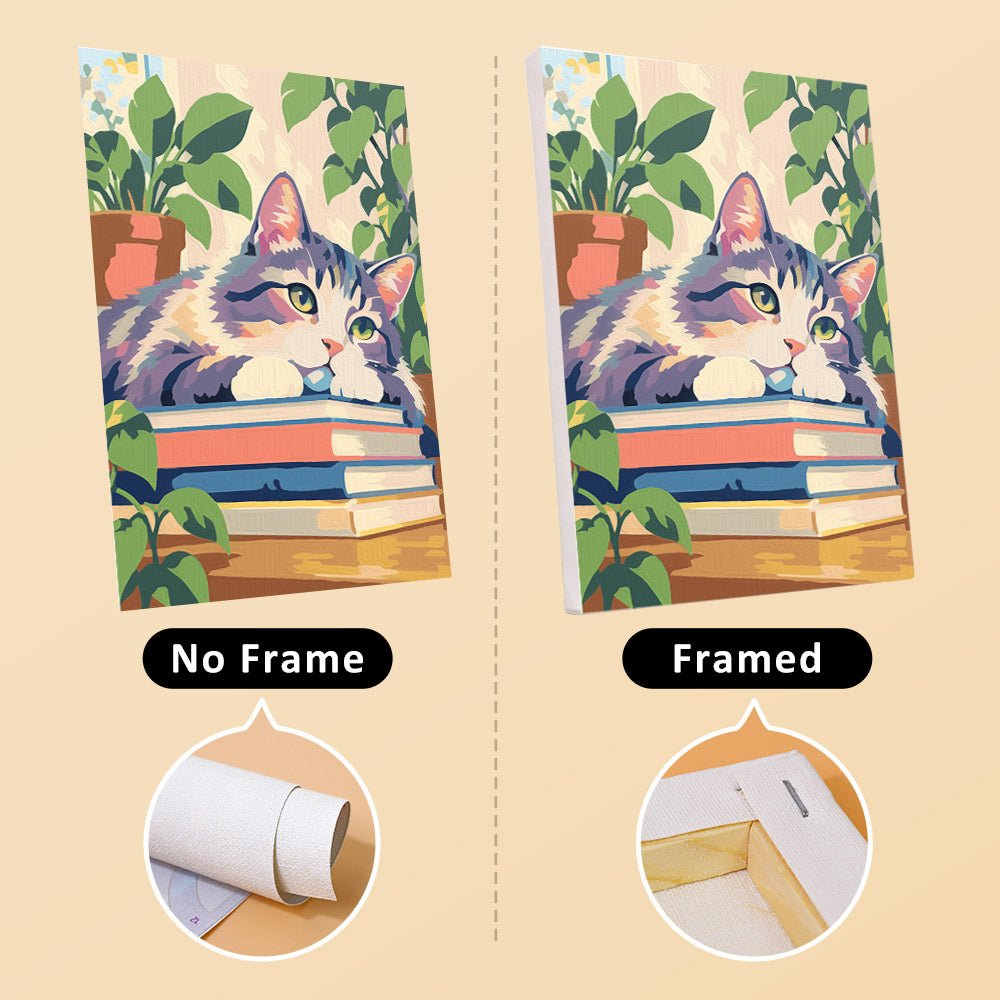 No frame vs. framed canvas