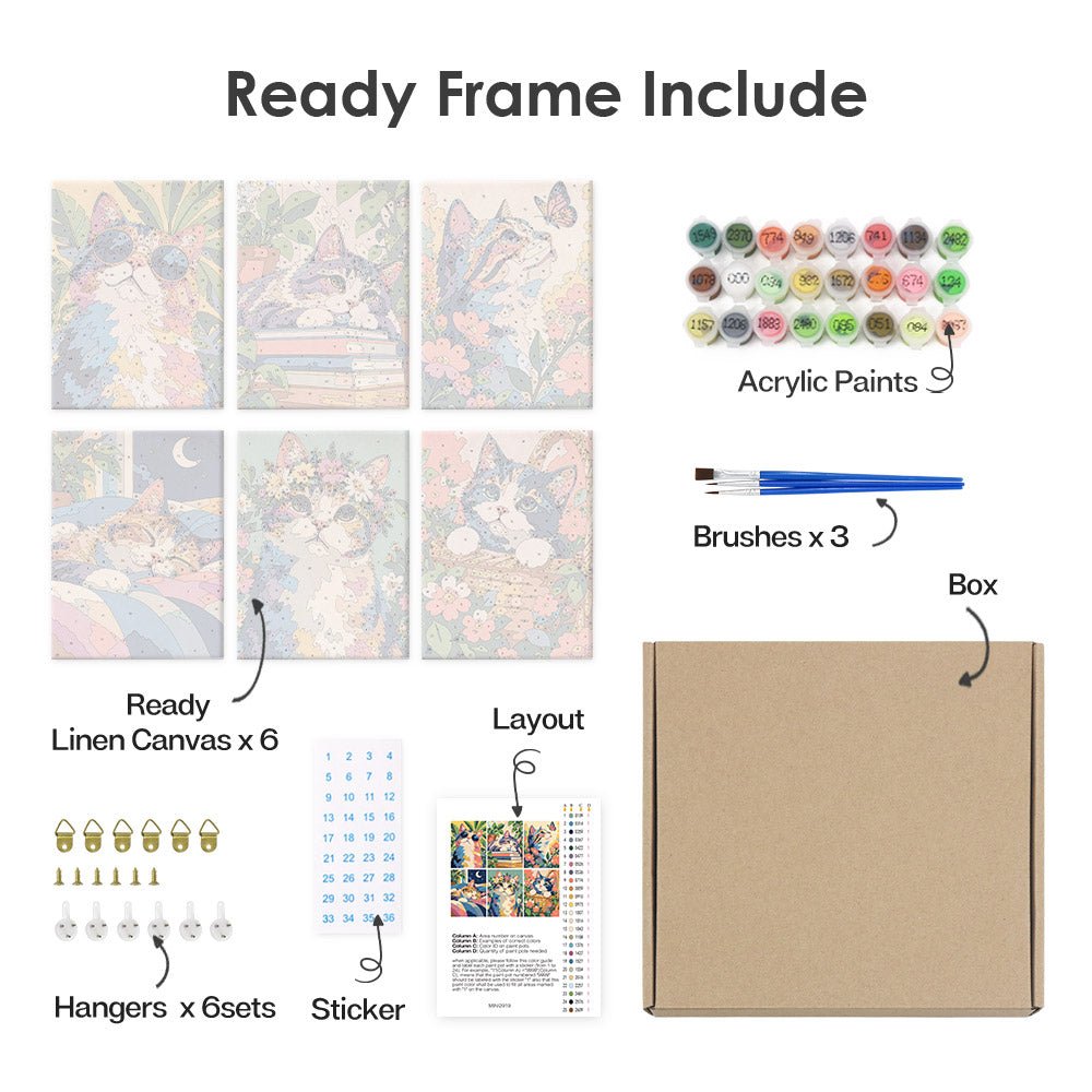 What's included with the framed canvas version