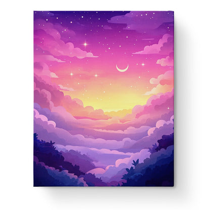 Dreamy Sunset Sky - Galaxies - Judy Paint