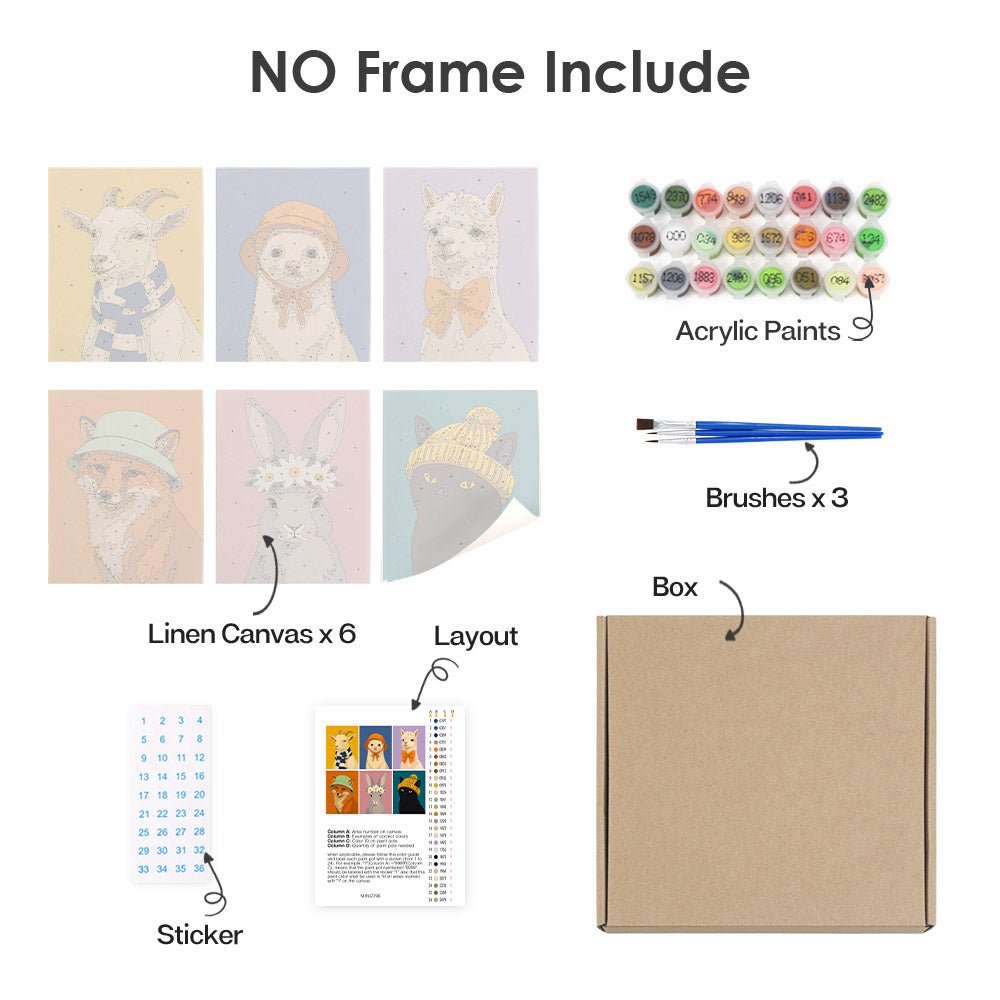 What's included with the no-frame version