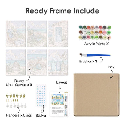 What's included with the framed canvas version