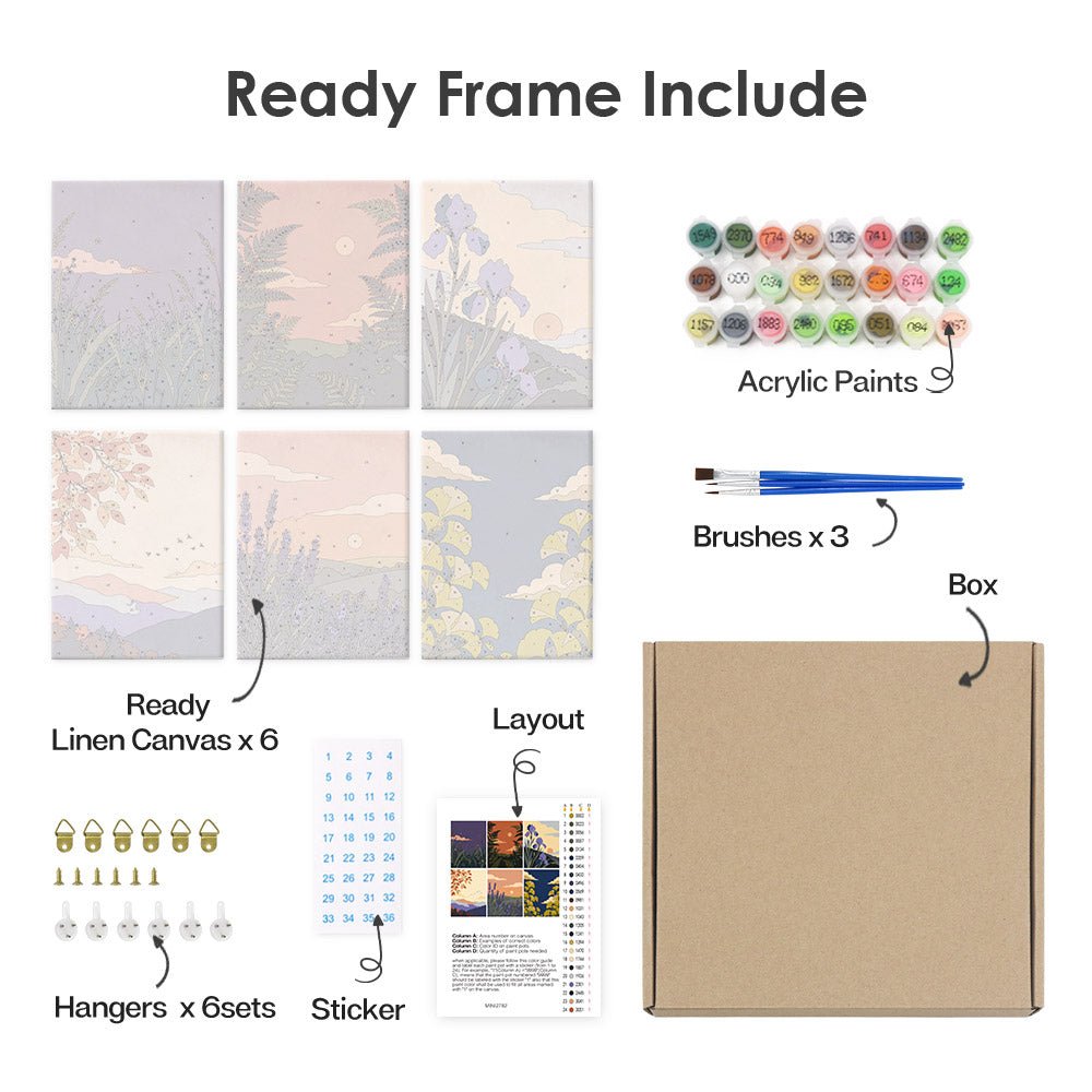 What's included with the framed canvas version