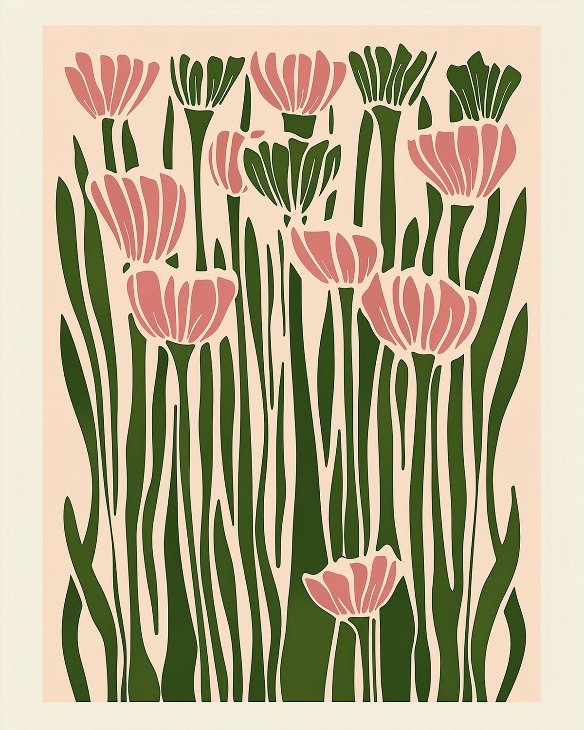 Elegant Blooms - Minimalistic - Judy Paint