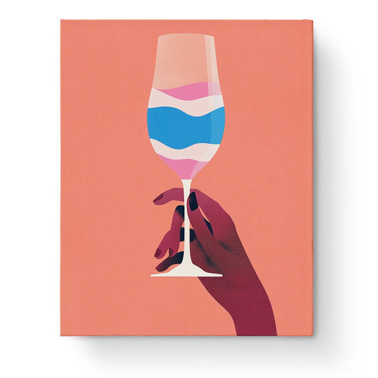 Elegant Glass Art - Minimalistic - Judy Paint