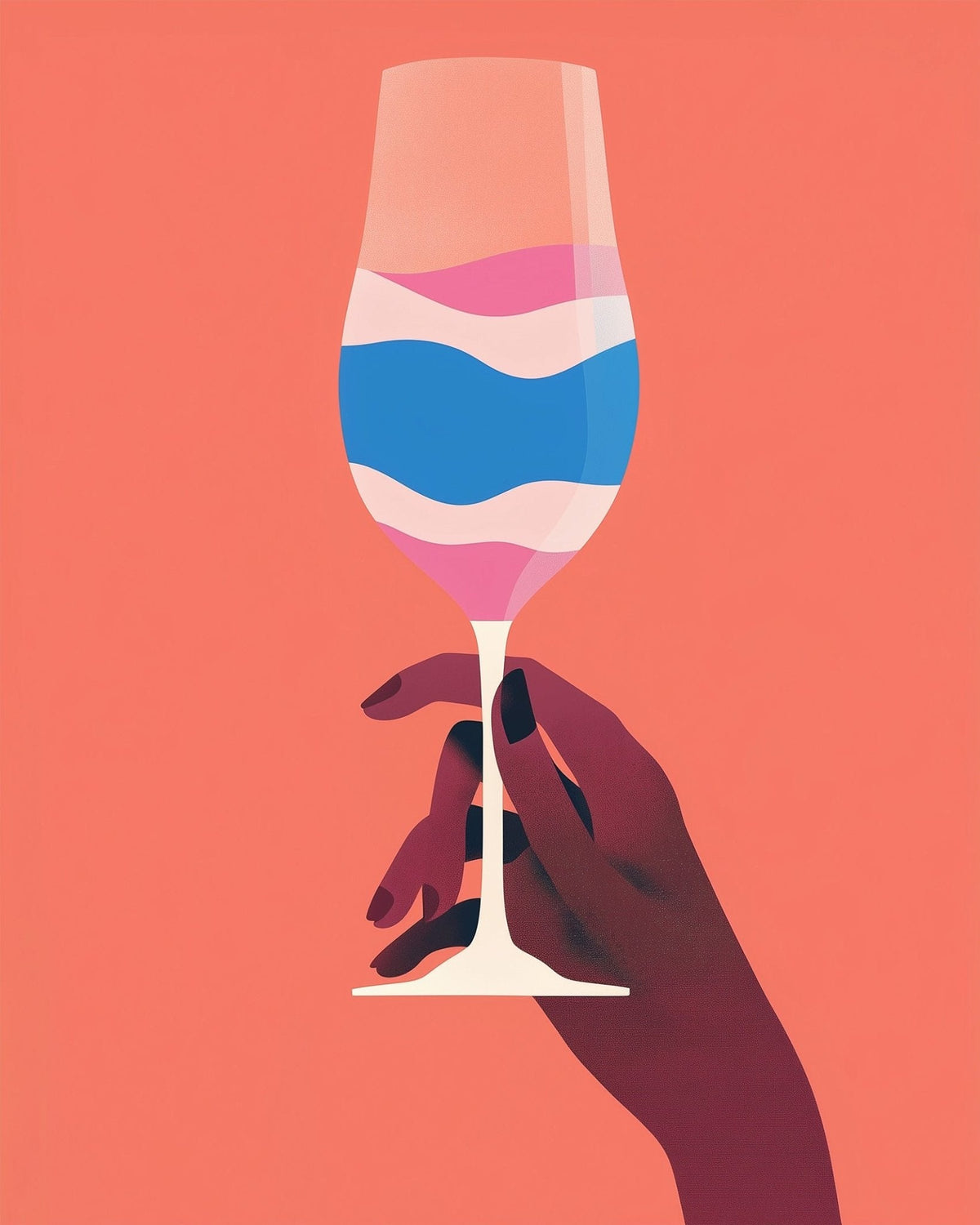 Elegant Glass Art - Minimalistic - Judy Paint