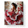 Elegant Red Dress - Floral Women