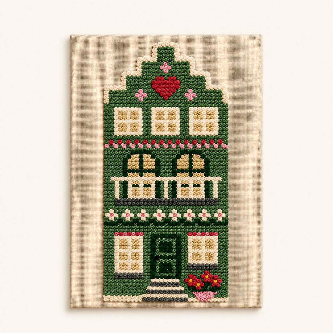 Emerald Rose Cottage - Vertical Edition - Judy Paint