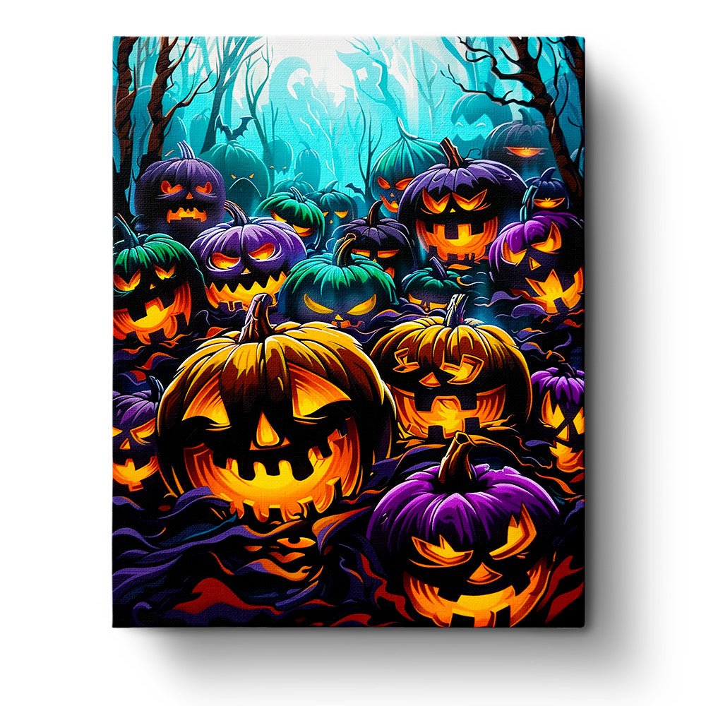 Enchanted Jack - O' - Lanterns - Halloween - Judy Paint