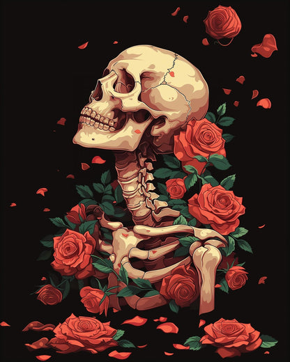 Eternal Bouquet - Skeleton - Judy Paint