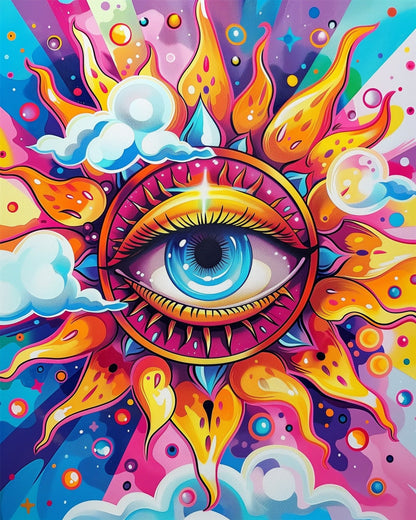 Eternal Eye of Mindfulness - Meditation - Judy Paint