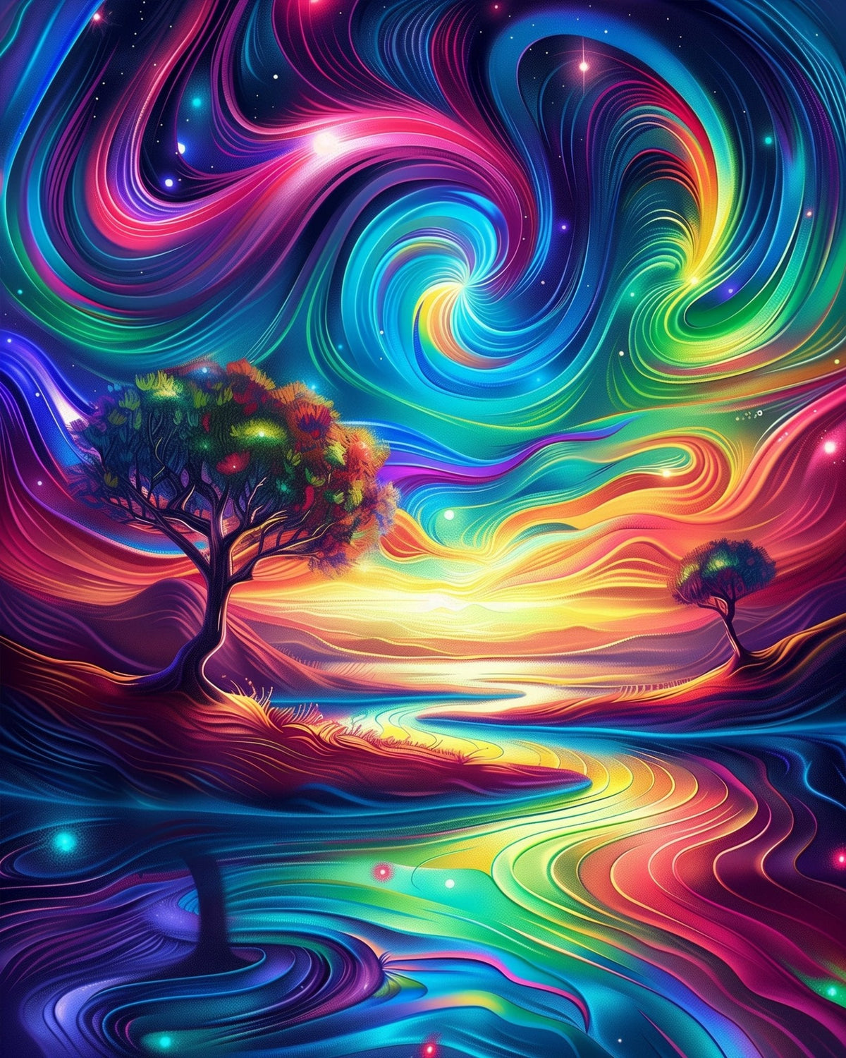 Ethereal Landscape - Meditation - Judy Paint