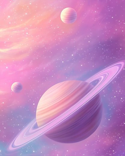 Ethereal Saturn - Galaxies - Judy Paint
