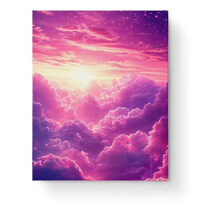 Ethereal Sunset Clouds - Galaxies - Judy Paint