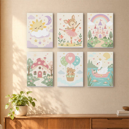 Fairytale Nursery mini painting set