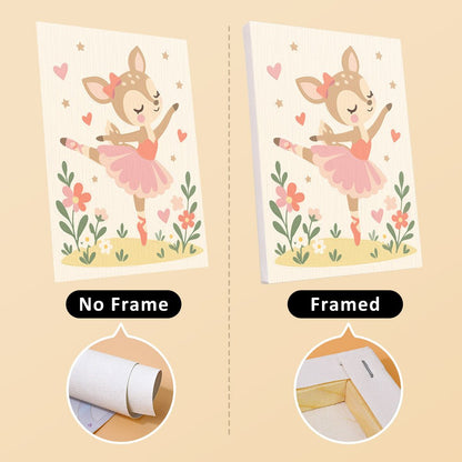 No frame vs. framed canvas
