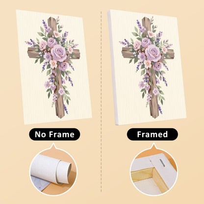 No frame vs. framed canvas