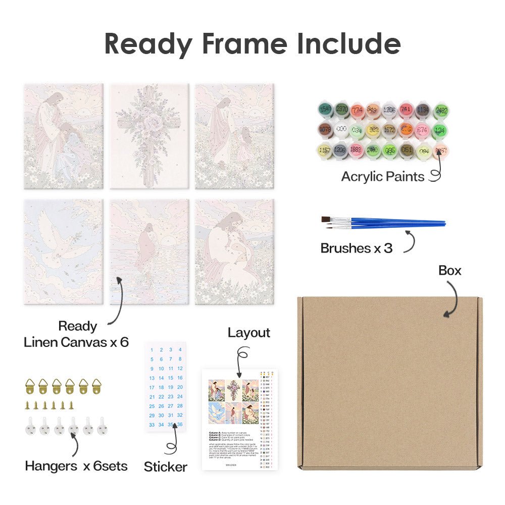 What's included with the framed canvas version