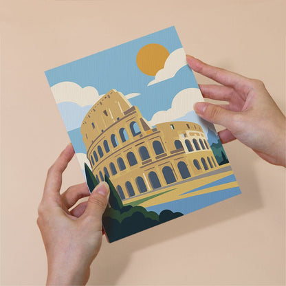 Famous Landmarks mini painting set